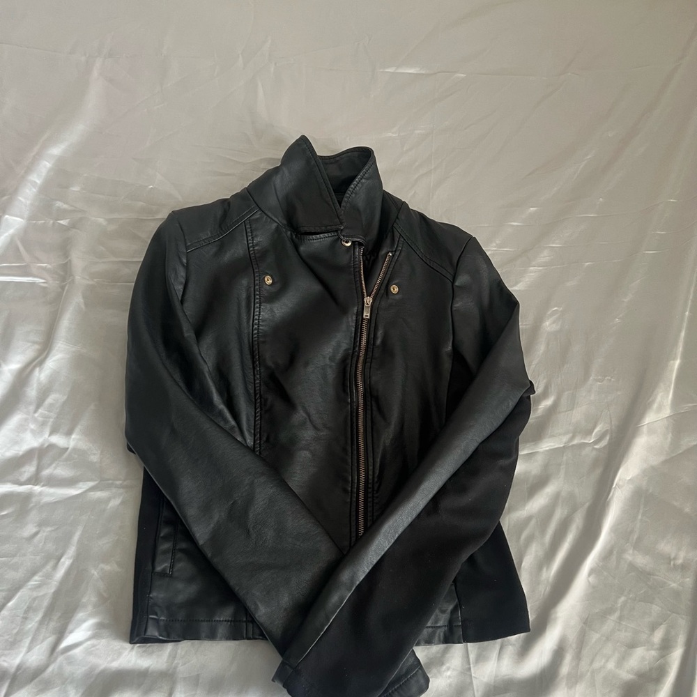 Dynamite Black Leather Jacket